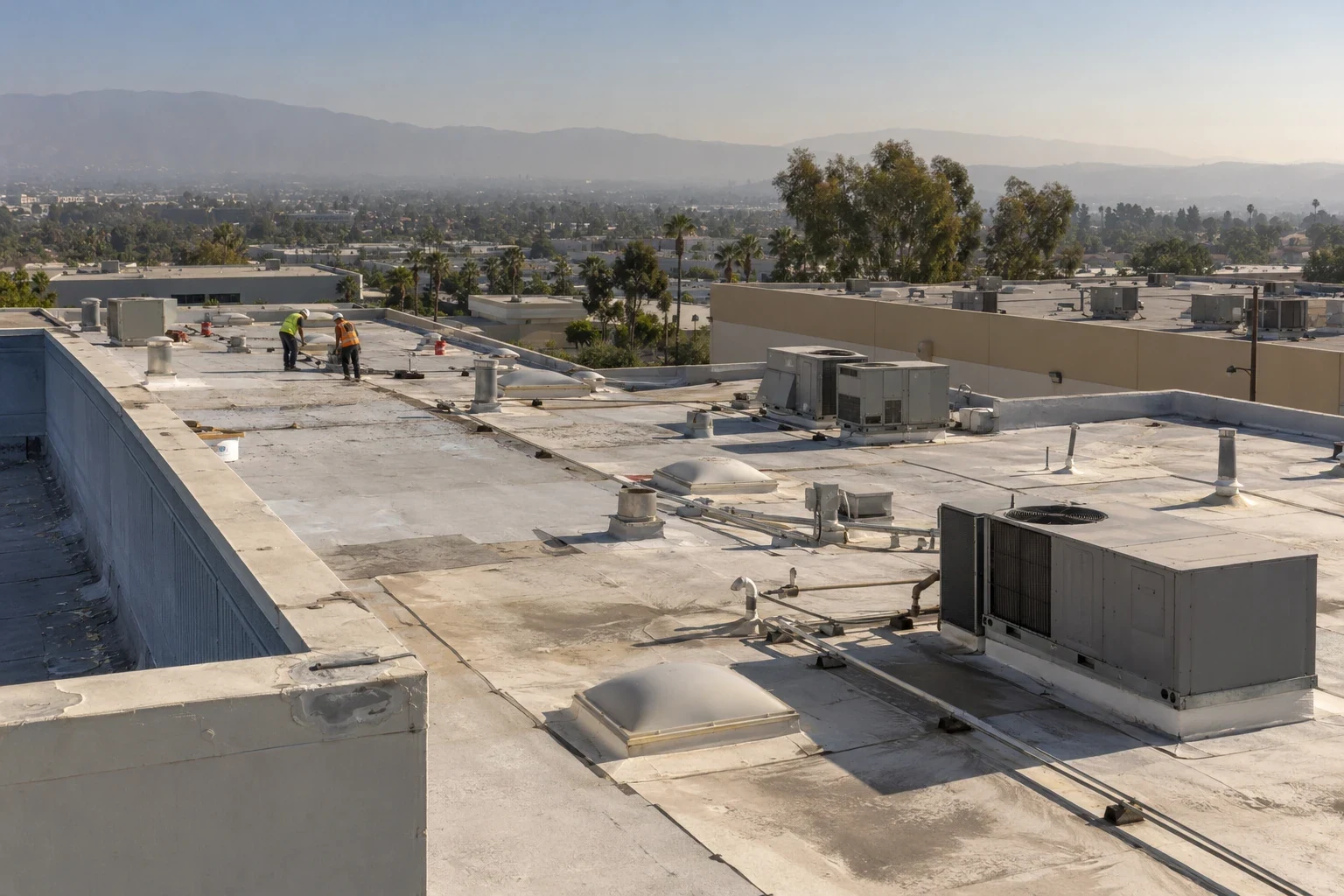 Coordinated Roof Work Across Clovis Commercial Properties Coordinated Roof Work Across Clovis Commercial Properties