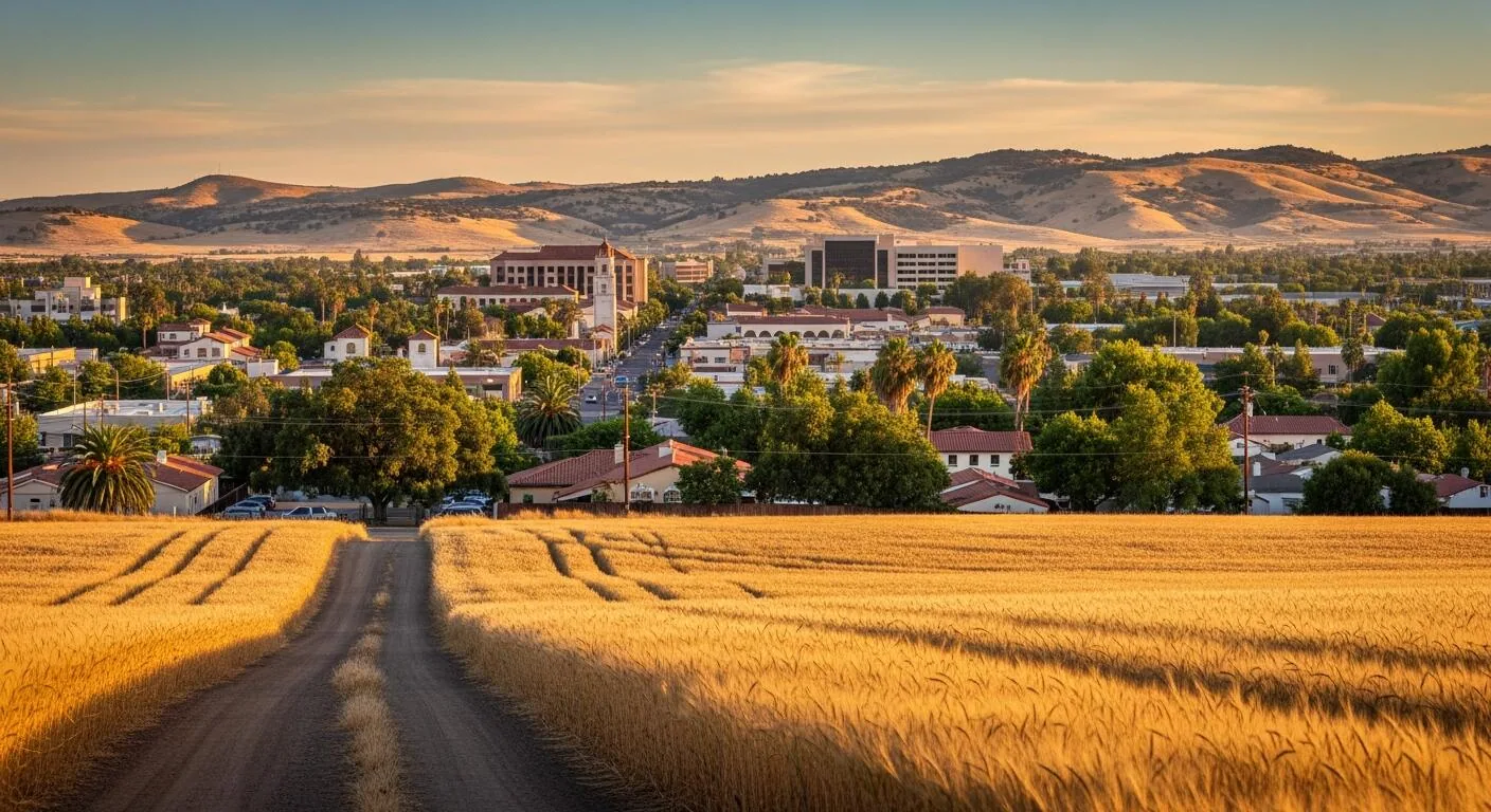 Commercial buildings in Clovis, CA