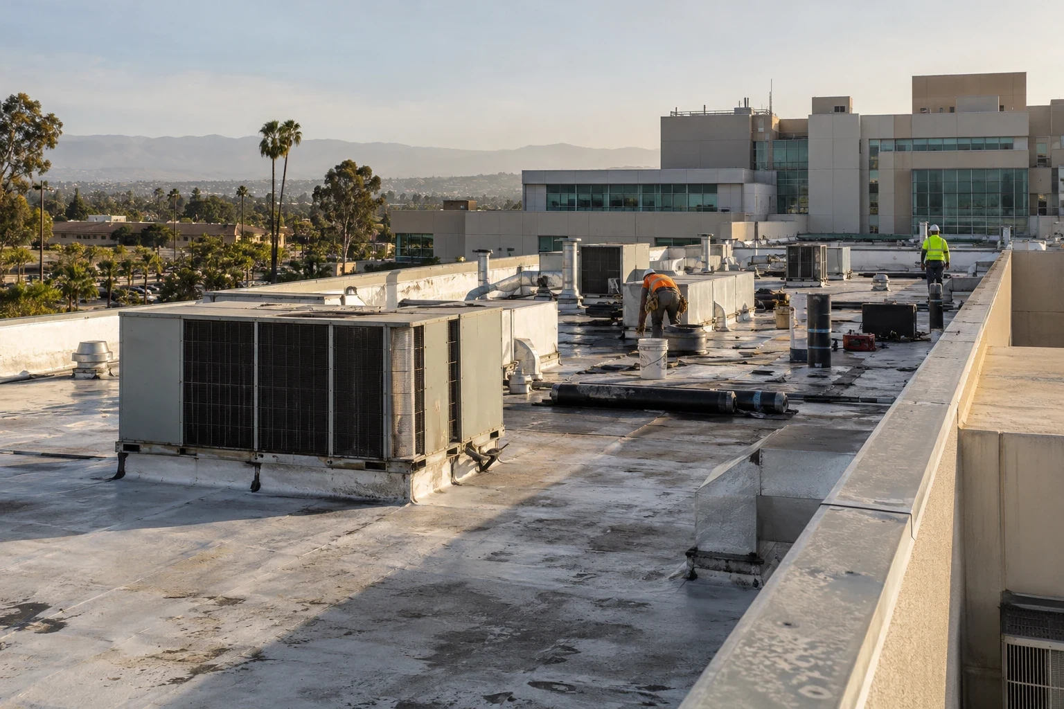 Healthcare System Roofing in Clovis, CA Healthcare System Roofing in Clovis, CA