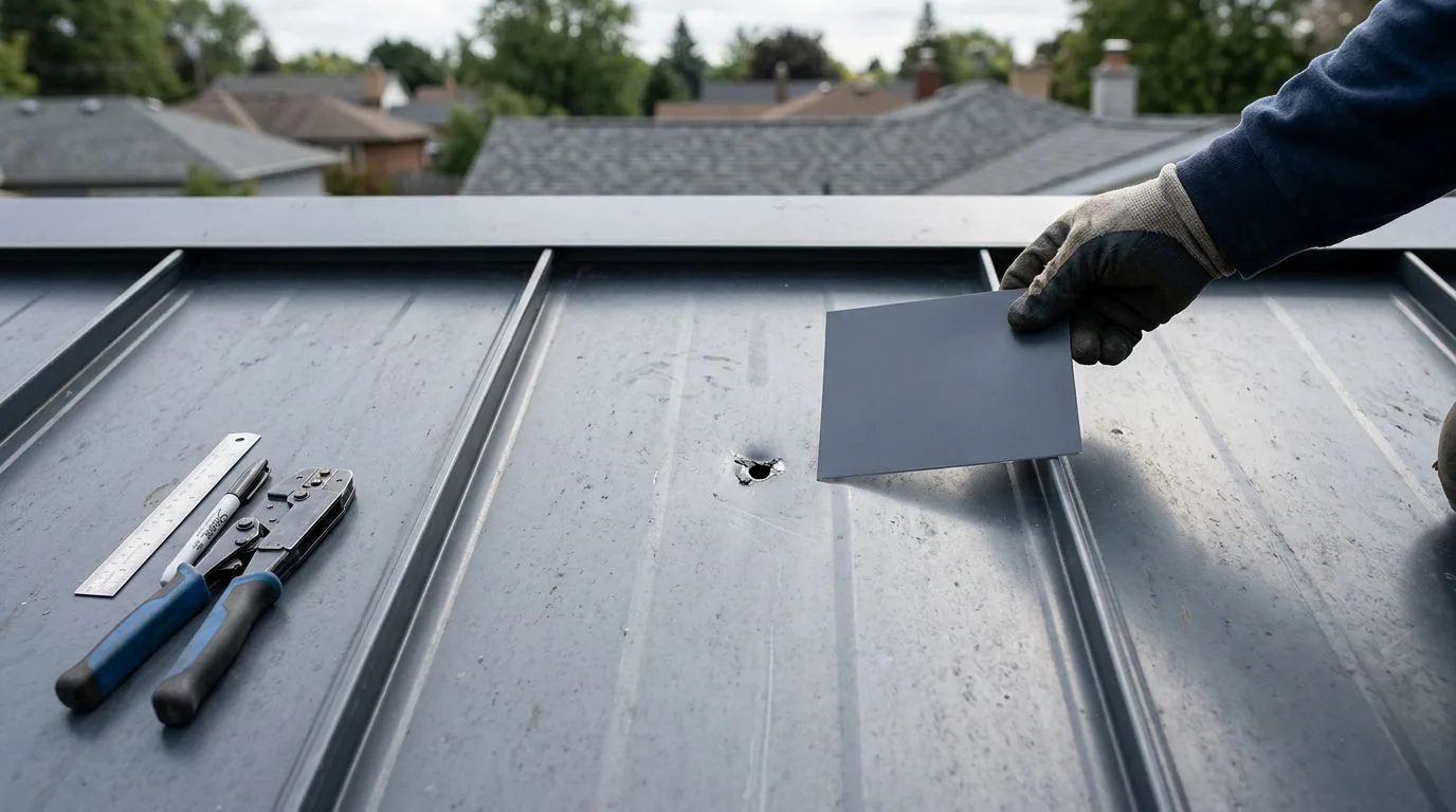 PVC Roof Corrections in Clovis at Seams and Curbs