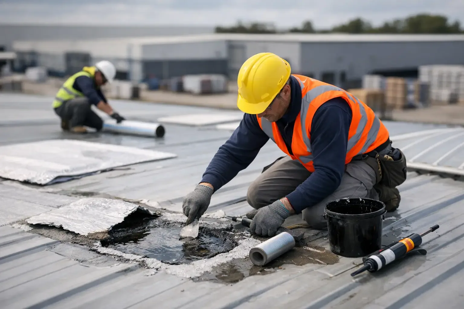 Commercial Roof Leak Repair in Clovis, CA